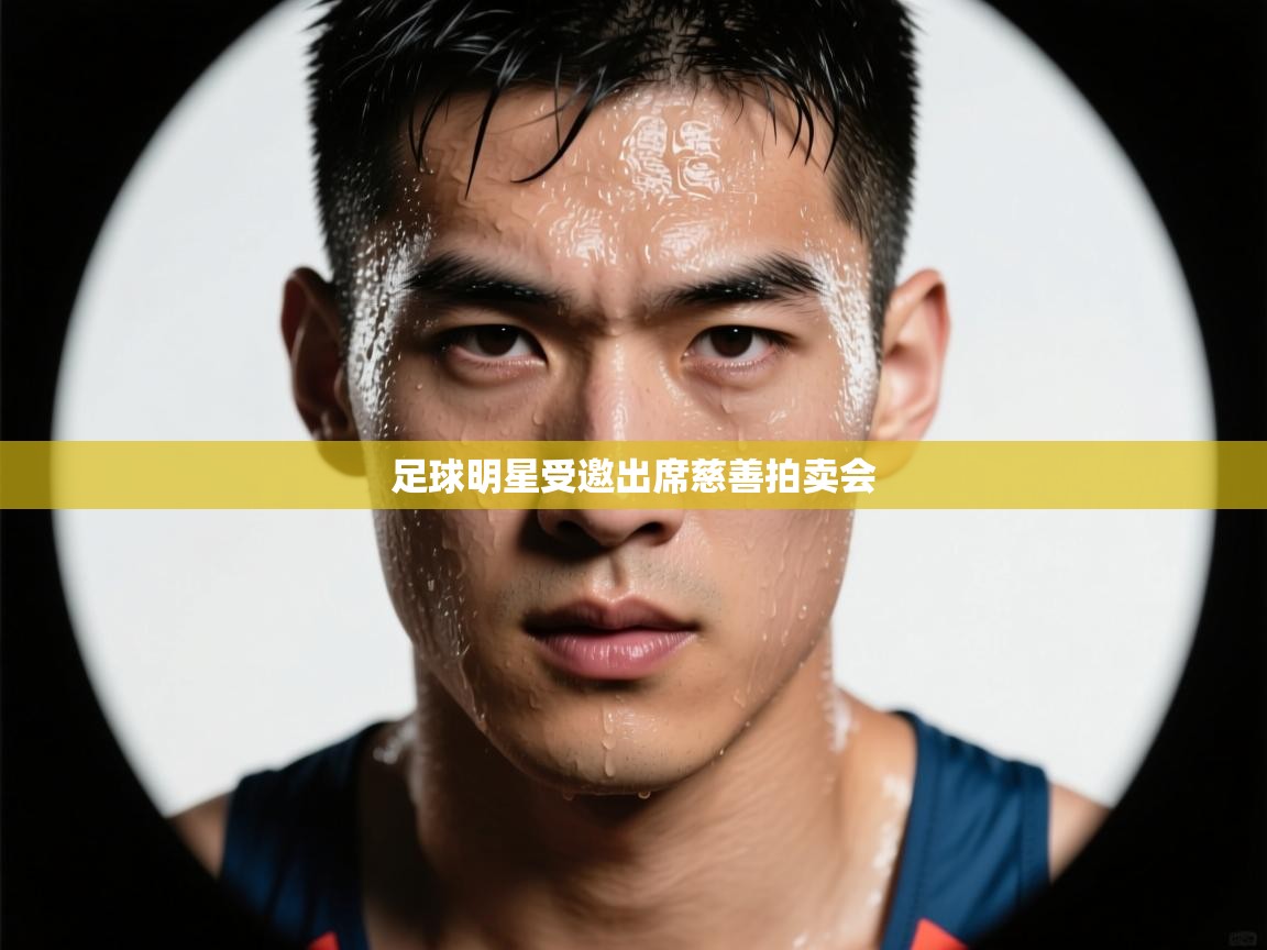 足球明星受邀出席慈善拍卖会